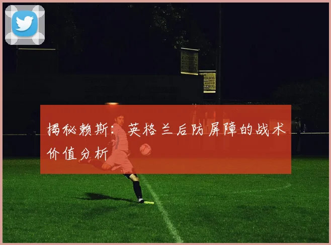 揭秘赖斯:英格兰后防屏障的战术价值分析